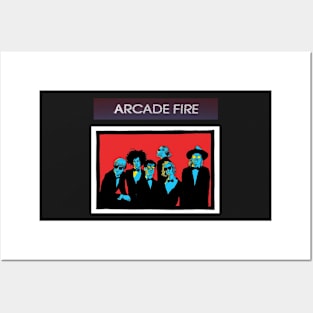 Arcade Fire 2017 Toon Posters and Art